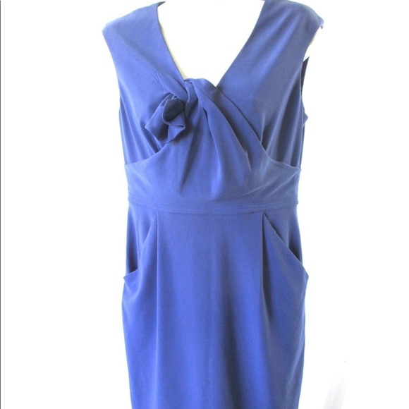 Adrianna Papell Dresses & Skirts - Lovely Adrianna Papell Cornflower Blue Dress Sz 6